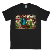 Black cactus boot background Classic Tee - AdoDesignShop