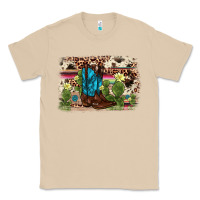 Mushroom cactus boot background Classic Tee - AdoDesignShop