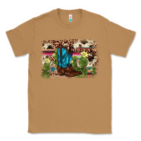 Toasted Coconut cactus boot background Classic Tee - AdoDesignShop