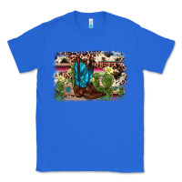 True Royal cactus boot background Classic Tee - AdoDesignShop