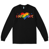 Black love is love lgbtq Long Sleeve Tee - MaliasSmallBusiness