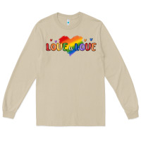 Mushroom love is love lgbtq Long Sleeve Tee - MaliasSmallBusiness