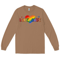 Toasted Coconut love is love lgbtq Long Sleeve Tee - MaliasSmallBusiness