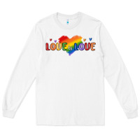 White love is love lgbtq Long Sleeve Tee - MaliasSmallBusiness