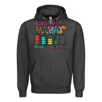 Charcoal Heather Battery Life Of A Mama Zipper Hoodie - BundleAndBundleShop