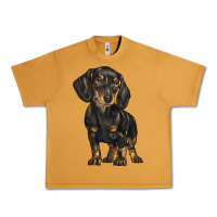 Peanut Butter dachshund Urban Heavy Tee - BarkalooDesign