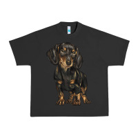 Pigment Black dachshund Urban Heavy Tee - BarkalooDesign