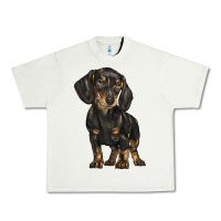 Pistachio dachshund Urban Heavy Tee - BarkalooDesign