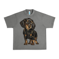 Tornado dachshund Urban Heavy Tee - BarkalooDesign