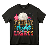 Asphalt friday night lights volleyball Heavy Core Tee - Zillion Design Studio