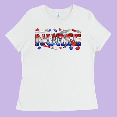 American Nurse Ladies Tee Designed By Texasbilliewilder