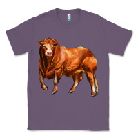 Lavender red angus bull Classic Tee - LillyAllenDesigns