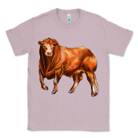 Red Angus Bull Classic Tee | Teevron