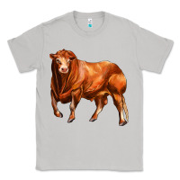 Moon Dust red angus bull Classic Tee - LillyAllenDesigns