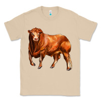 Mushroom red angus bull Classic Tee - LillyAllenDesigns