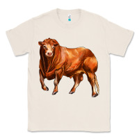 Natural red angus bull Classic Tee - LillyAllenDesigns