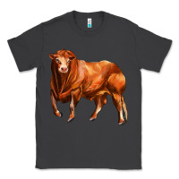 Smoke red angus bull Classic Tee - LillyAllenDesigns