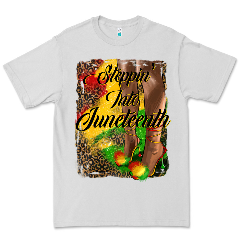 Steppin'  Into Juneteenth Premium Tee by HRA Design Shop | Teevron