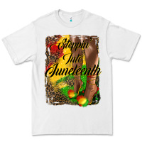 White steppin'  into juneteenth Premium Tee - HRA Design Shop