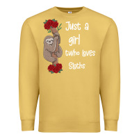 Antique Gold just a girl who loves sloths Premium Sweatshirt - Bettercallsaul