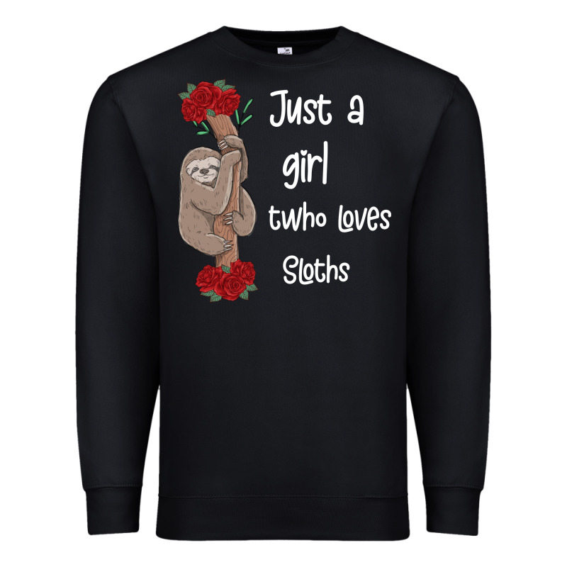 Just A Girl Who Loves Sloths Premium Sweatshirt by Bettercallsaul | Teevron