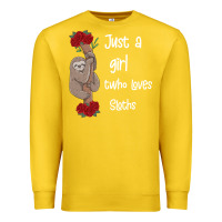 Lemon just a girl who loves sloths Premium Sweatshirt - Bettercallsaul