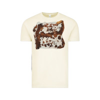 Vintage Arctic hand drawn cowhide cow fur Vintage Tee - BarkalooDesign