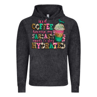 Vintage Black iced coffee because my sarcasm needs to stay hydra Vintage Hoodie - Jasminsmagicworld