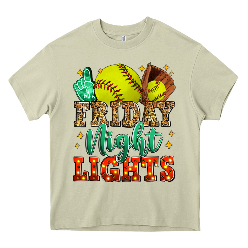 Friday Night Lights Softball Heavy Core Tee by Zillion Design Studio | Teevron