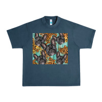 Midnight Navy french bulldog Urban Heavy Tee - BarkalooDesign