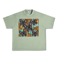 Oil Green french bulldog Urban Heavy Tee - BarkalooDesign