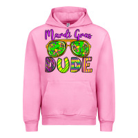 Fuchsia Pink mardi gras dude olivia Urban Hoodie - OliviaCreatesArt