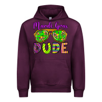 Mauve Wine mardi gras dude olivia Urban Hoodie - OliviaCreatesArt