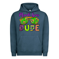 Pigment Midnight Navy mardi gras dude olivia Urban Hoodie - OliviaCreatesArt