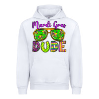 White mardi gras dude olivia Urban Hoodie - OliviaCreatesArt