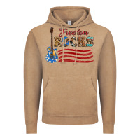 Vintage Coffee freedom rocks with guitar Vintage Hoodie - Artiststas