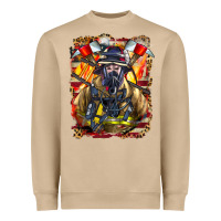 Mushroom firefighter axe and ladder Heavyweight Sweatshirt - LillyAllenDesigns