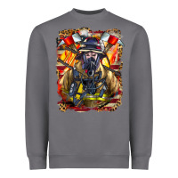 Storm firefighter axe and ladder Heavyweight Sweatshirt - LillyAllenDesigns