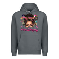 Rock Small business messy bun Premium Hoodie - texasbilliewilder
