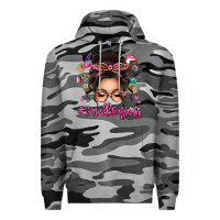Slate Camo Small business messy bun Premium Hoodie - texasbilliewilder