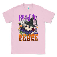 Bubblegum Pink Read in peace Halloween Classic Tee - NancyCooperArtShop
