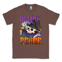 Chestnut Read in peace Halloween Classic Tee - NancyCooperArtShop