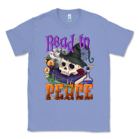 Colony Blue Read in peace Halloween Classic Tee - NancyCooperArtShop
