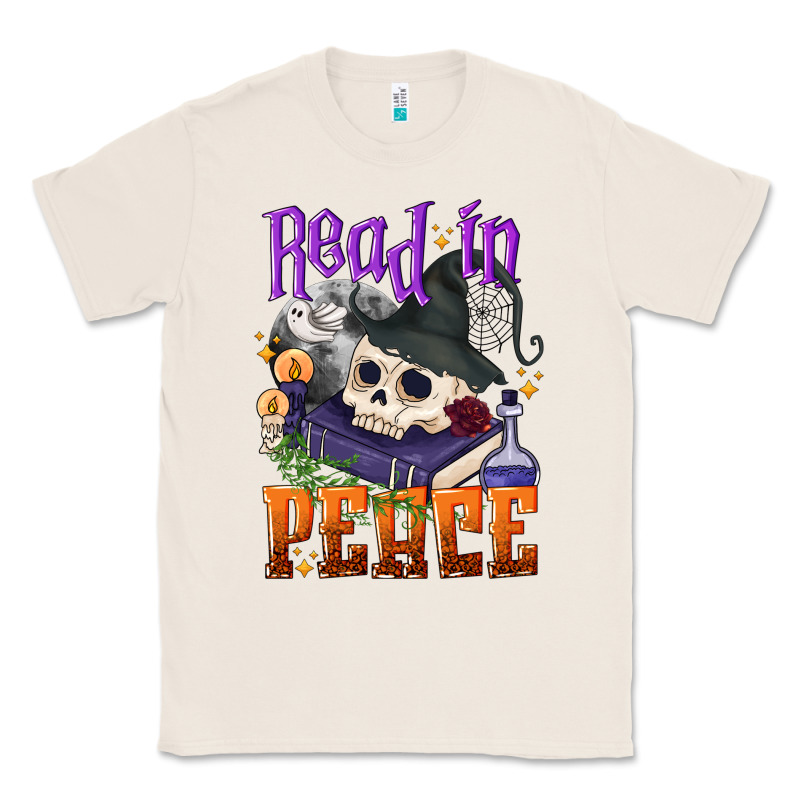 Read In Peace Halloween Classic Tee by NancyCooperArtShop | Teevron
