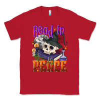 Red Read in peace Halloween Classic Tee - NancyCooperArtShop