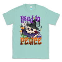 Seafoam Read in peace Halloween Classic Tee - NancyCooperArtShop