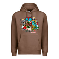 Chestnut Christmas sunflower gemstone nurse Premium Hoodie - JahusDesignShop