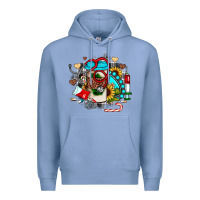 Colony Blue Christmas sunflower gemstone nurse Premium Hoodie - JahusDesignShop