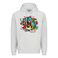 Dove Grey Christmas sunflower gemstone nurse Premium Hoodie - JahusDesignShop