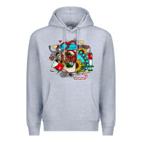 Heather Grey Christmas sunflower gemstone nurse Premium Hoodie - JahusDesignShop